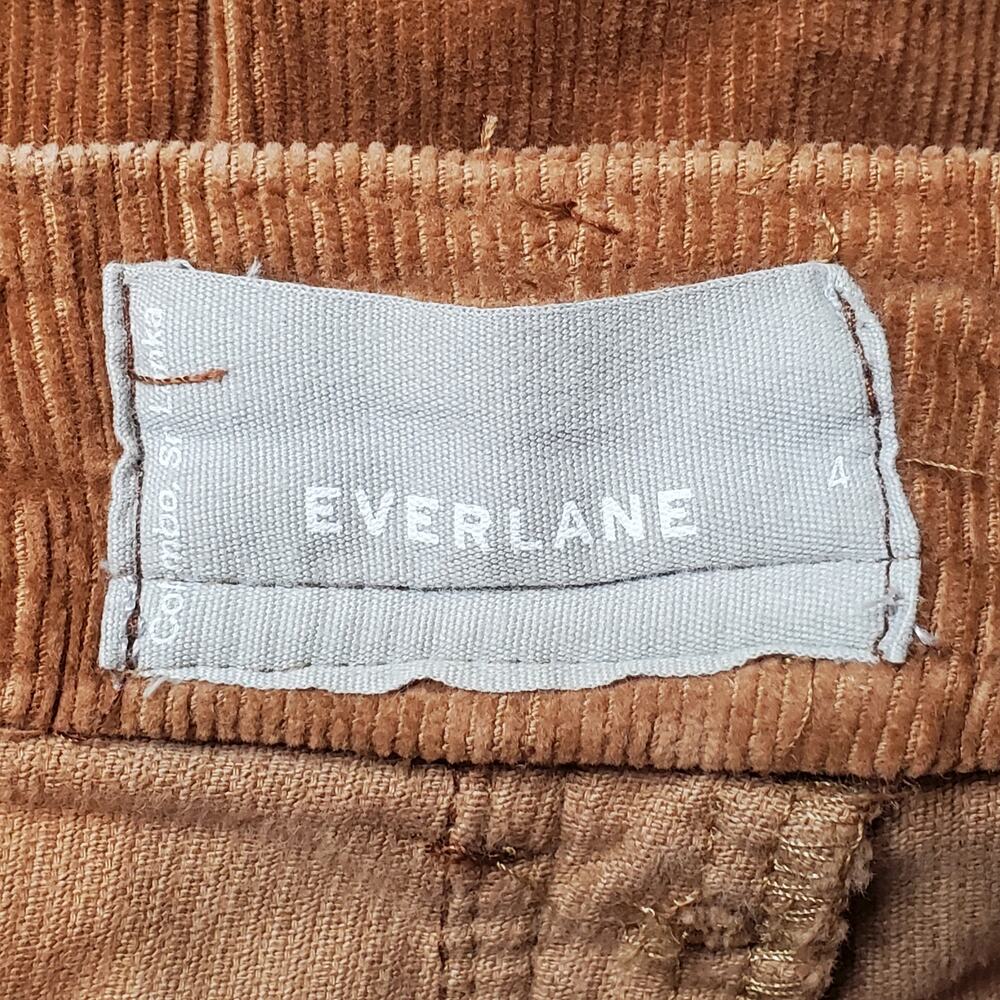 Everlane Women's Size 4 Wide Leg Corduroy Pant Brown - Picture 7 of 8